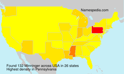 Surname Minninger in USA Surname Minninger in USA