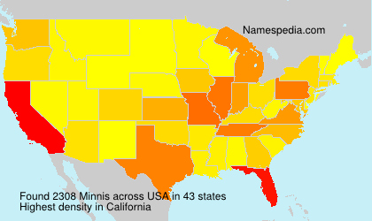 Surname Minnis in USA Surname Minnis in USA