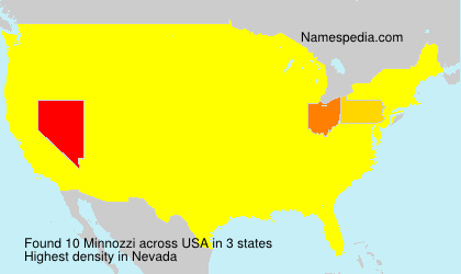 Surname Minnozzi in USA Surname Minnozzi in USA