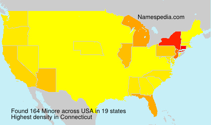 Surname Minore in USA Surname Minore in USA