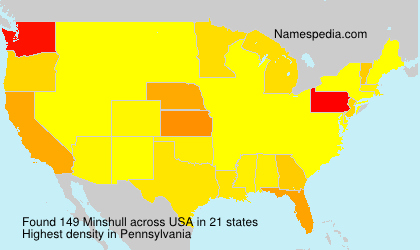 Surname Minshull in USA Surname Minshull in USA