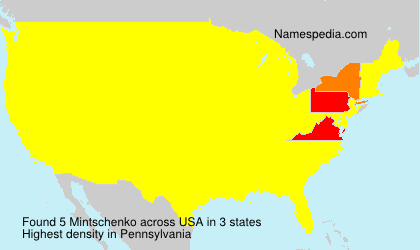 Surname Mintschenko in USA Surname Mintschenko in USA