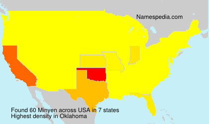 Surname Minyen in USA Surname Minyen in USA