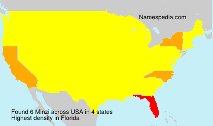 Surname Minzi in USA Surname Minzi in USA
