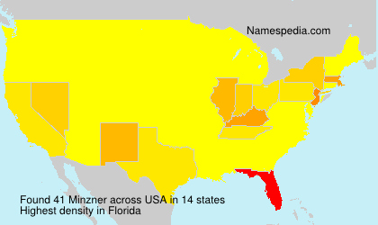 Surname Minzner in USA Surname Minzner in USA