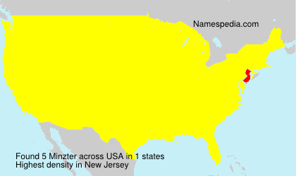 Surname Minzter in USA Surname Minzter in USA