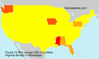 Surname Mior in USA Surname Mior in USA