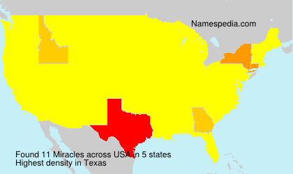 Surname Miracles in USA Surname Miracles in USA