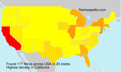 Surname Miras in USA Surname Miras in USA