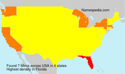 Surname Mirca in USA Surname Mirca in USA