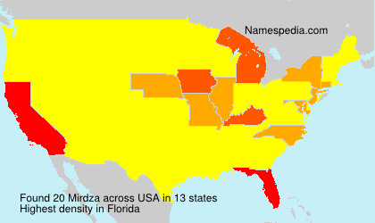 Surname Mirdza in USA Surname Mirdza in USA
