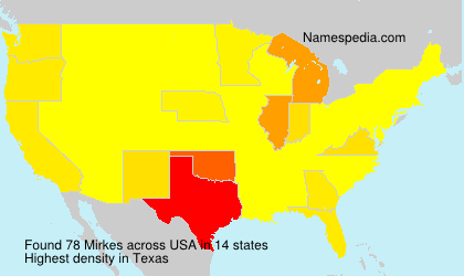 Surname Mirkes in USA Surname Mirkes in USA