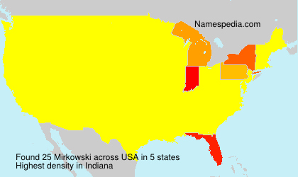 Surname Mirkowski in USA