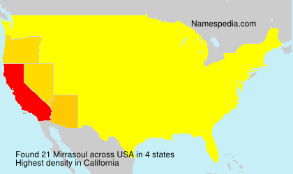 Surname Mirrasoul in USA Surname Mirrasoul in USA