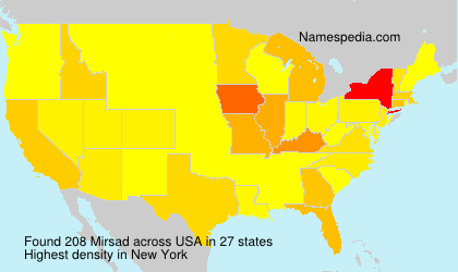 Surname Mirsad in USA