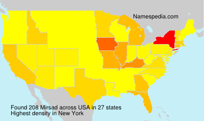 Surname Mirsad in USA Surname Mirsad in USA