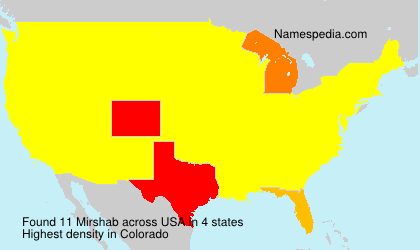 Surname Mirshab in USA Surname Mirshab in USA