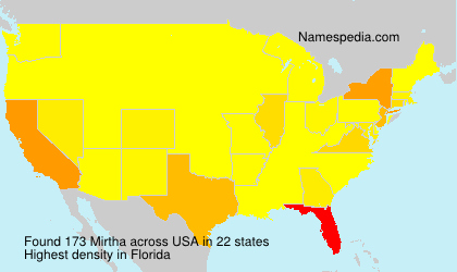 Surname Mirtha in USA Surname Mirtha in USA