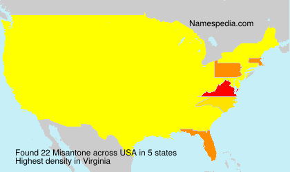 Surname Misantone in USA Surname Misantone in USA