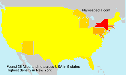 Surname Miserandino in USA Surname Miserandino in USA