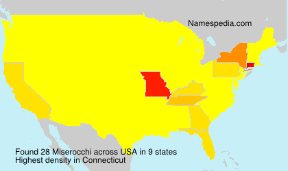 Surname Miserocchi in USA Surname Miserocchi in USA