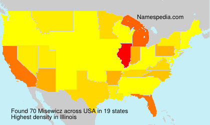 Surname Misewicz in USA Surname Misewicz in USA