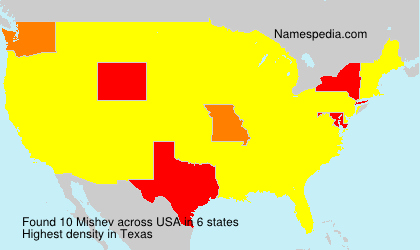 Surname Mishev in USA Surname Mishev in USA