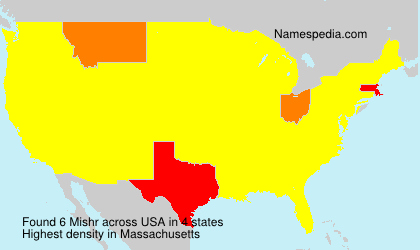 Surname Mishr in USA Surname Mishr in USA