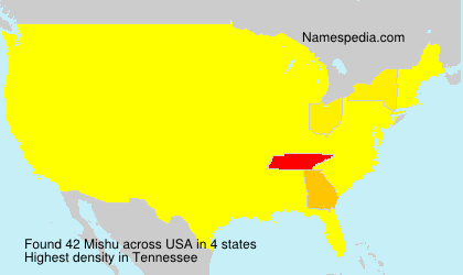 Surname Mishu in USA Surname Mishu in USA