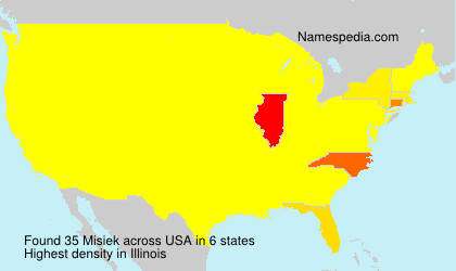 Surname Misiek in USA Surname Misiek in USA