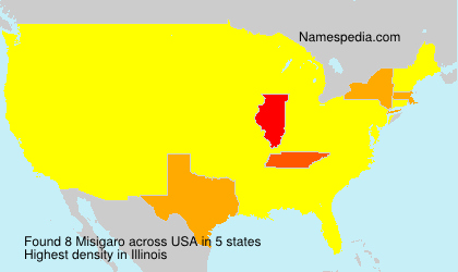 Surname Misigaro in USA Surname Misigaro in USA