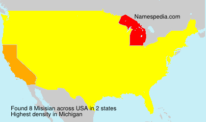 Surname Misisian in USA Surname Misisian in USA