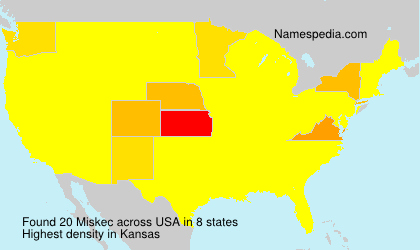 Surname Miskec in USA Surname Miskec in USA