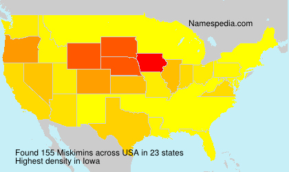 Surname Miskimins in USA Surname Miskimins in USA