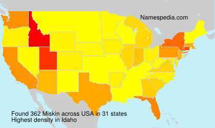 Surname Miskin in USA Surname Miskin in USA