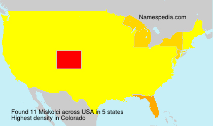 Surname Miskolci in USA Surname Miskolci in USA