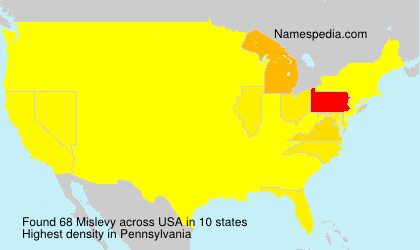 Surname Mislevy in USA Surname Mislevy in USA