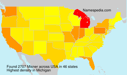 Surname Misner in USA Surname Misner in USA