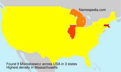 Surname Misniakiewicz in USA Surname Misniakiewicz in USA