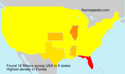 Surname Misora in USA Surname Misora in USA