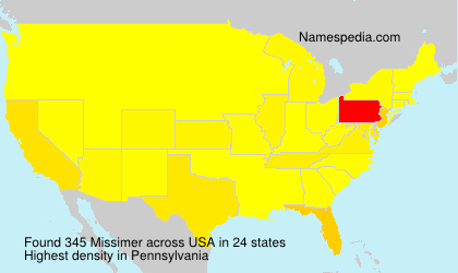 Surname Missimer in USA Surname Missimer in USA