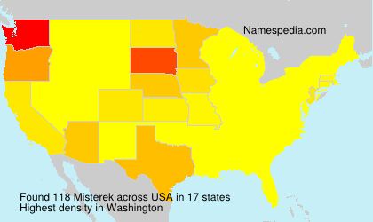 Surname Misterek in USA Surname Misterek in USA