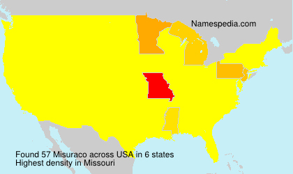 Surname Misuraco in USA Surname Misuraco in USA