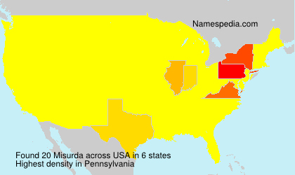 Surname Misurda in USA Surname Misurda in USA