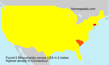 Surname Misyuchenko in USA Surname Misyuchenko in USA