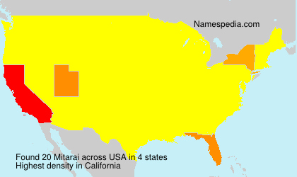 Surname Mitarai in USA Surname Mitarai in USA