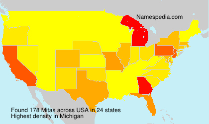 Surname Mitas in USA Surname Mitas in USA