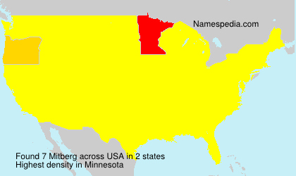 Surname Mitberg in USA Surname Mitberg in USA