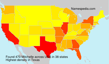Surname Mitchelle in USA Surname Mitchelle in USA