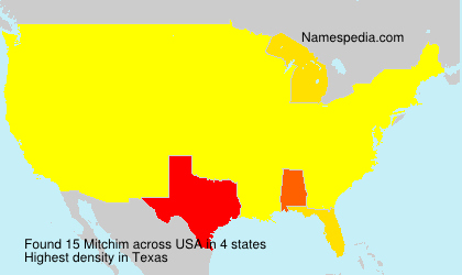 Surname Mitchim in USA Surname Mitchim in USA